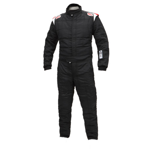 Bell Helmets BR10063 Sport-TX Series Driving Suit, 1-Piece, SFI 3.2A/5, Double Layer, Nomex, Black, Large, Each