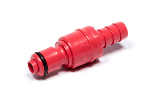 Cool Shirt 5014-0011 Fitting, Quick Disconnect, 5/16 in Hose Barb to 5/16 in NPT Male, Plastic, Red, Each