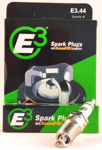 E3 Spark Plugs E3.44 Spark Plug, Diamond Fire, 14 mm Thread, 0.708 in Reach, Tapered Seat, Resistor, Each