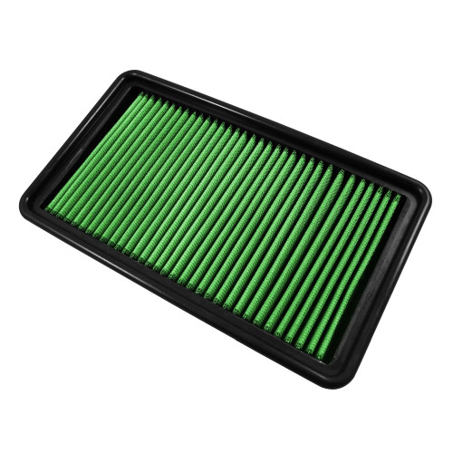 Green Filter 2093 Air Filter Element, Panel, Reusable Cotton, Green, Various Toyota Applications, Each