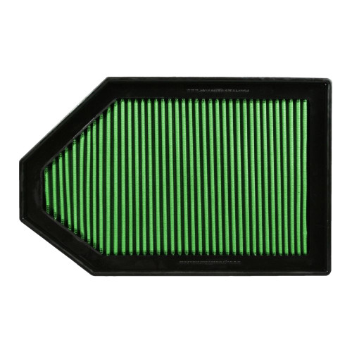 Green Filter 7139 Air Filter Element, Panel, Reusable Cotton, Green, Dodge Charger / Challenger / Chrysler 300 2011-22, Each