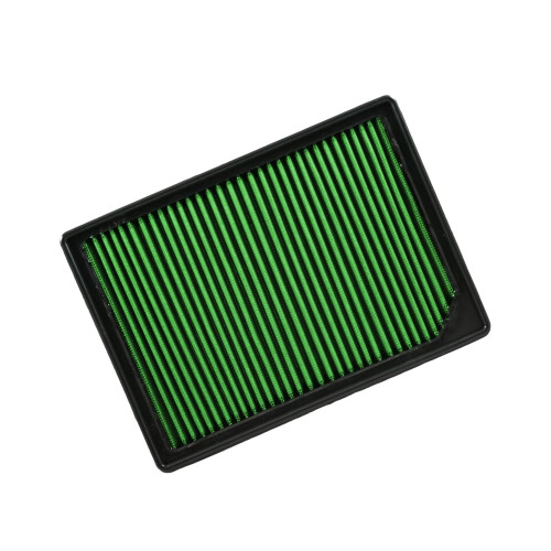 Green Filter 7200 Air Filter Element, Panel, Reusable Cotton, Green, Various Dodge / Jeep / Chrysler Applications, Each
