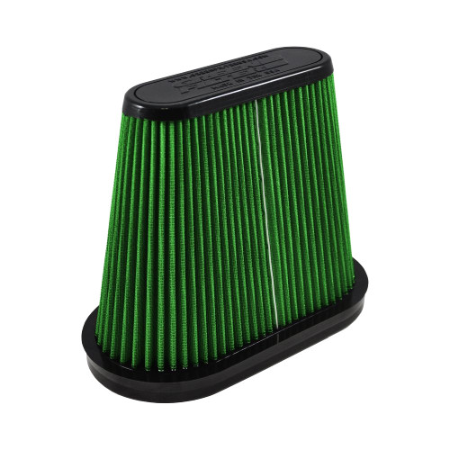 Green Filter 7225 Air Filter Element, Conical, Reusable Cotton, Green, Chevy Corvette 2014-19, Each
