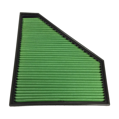 Green Filter 7302 Air Filter Element, Panel, Reusable Cotton, Green, Chevy Camaro / Cadillac CTS / ATS 2013-22, Each