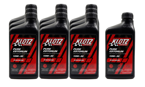 Klotz Synthetic Lubricants KE-930 Motor Oil, Pure Estorlin, 10W30, Synthetic, 1 qt, Set of 10