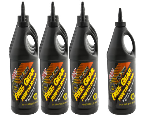 Klotz Synthetic Lubricants KE-995 Gear Oil, Pure Estorlin, Hypoid, 75W110, Synthetic, 1 qt Bottle, Set of 10
