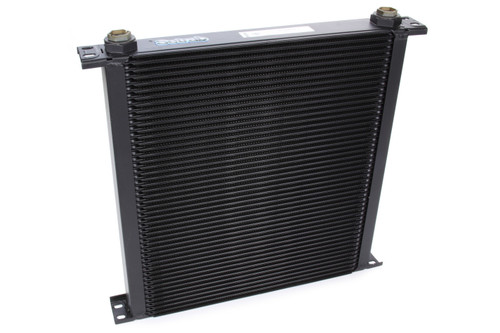 Setrab Oil Coolers 50-948-7612 Fluid Cooler, ProLine STD 9 Series, 15.940 x 15.050 x 1.970 in, Plate Type, 22 mm x 1.50 Female Inlet / Outlet, Aluminum, Black Paint, Universal, Each