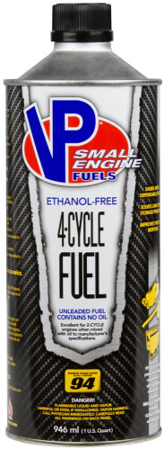 VP Racing 6205 Fuel, 4 Cycle, Ethanol Free, 1 qt Can, Each