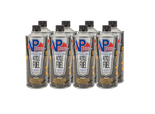 VP Racing 6208 Fuel, 4 Cycle, Ethanol Free, 1 qt Can, Set of 8