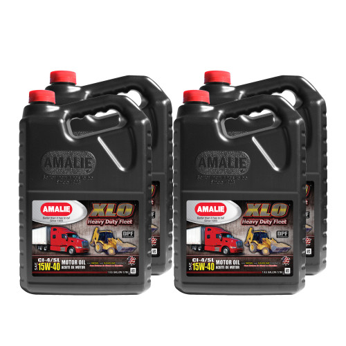 Amalie 160-71707-36 Motor Oil, XLO Heavy Duty Fleet, 15W40, Conventional, 1 gal Jug, Set of 4