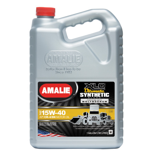 Amalie AMA79107-36 Motor Oil, XLO Ultimate, 15W40, Semi-Synthetic, 1 gal Jug, Each