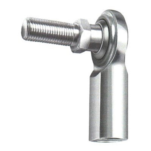 Aurora CW-6S Rod End, CW-S Economy Series, Spherical, 3/8-24 in Stud, 3/8-24 in Right Hand Female Thread, Steel, Zinc Oxide, Each