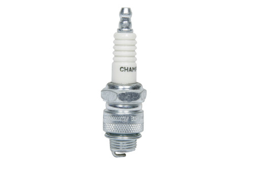 Champion Plugs RJ12C Spark Plug, Champion Copper Plus Small, 14 mm Thread, 0.375 in Reach, Gasket Seat, Resistor, Each