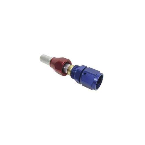 Big End 12310 Compression Fitting, -6 AN Female to 3/8 in. Tube End, Blue, Each