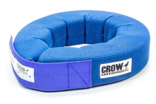 Crow Safety Gear 20163 Neck Support, 360 Degree, SFI 3.3, Padded, Fire Retardant Cotton Cover, Blue, Each