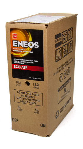 Eneos 3103-400 Transmission Fluid, ECO ATF, Synthetic, 6 gal Box, Each