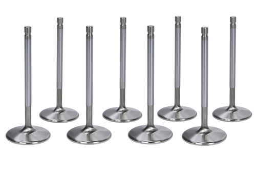 Ferrea F1168P-8 Intake Valve, Competition Plus, 2.100 in Head, 5/16 in Valve Stem, 5.160 in Long, Stainless, Small Block Chevy, Set of 8