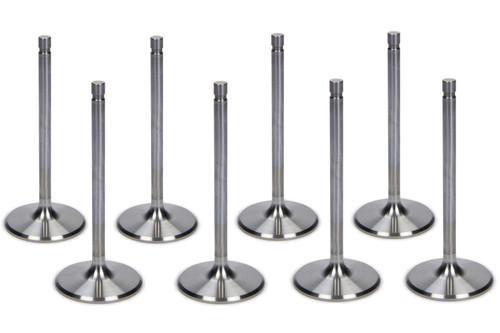 Ferrea F1241P-8 Intake Valve, Competition Plus, 2.125 in Head, 5/16 in Valve Stem, 5.010 in Long, Stainless, Small Block Chevy, Set of 8