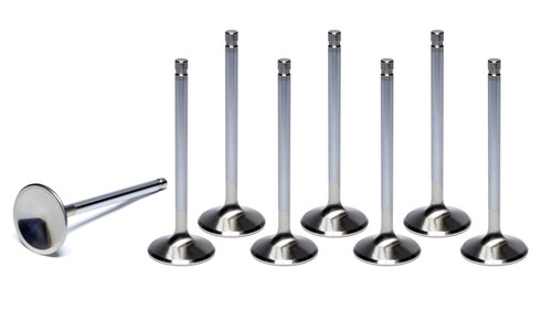 Ferrea F1272P-8 Exhaust Valve, Competition Plus, 1.900 in Head, 11/32 in Valve Stem, 5.525 in Long, Stainless, Big Block Chevy, Set of 8