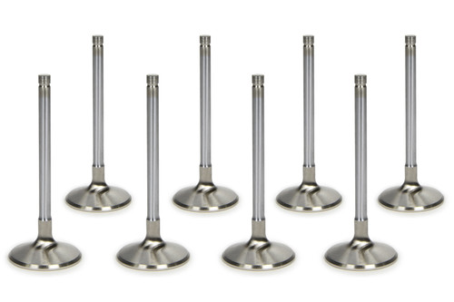 Ferrea F1501P-8 Exhaust Valve, Competition Plus, 1.945 in Head, 5/16 in Valve Stem, 4.865 in Long, Stainless, Mopar 426 Hemi, Set of 8