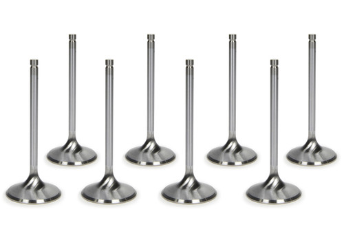 Ferrea F1512P-8 Exhaust Valve, Competition Plus, 2.250 in Head, 5/16 in Valve Stem, 5.422 in Long, Stainless, Mopar 426 Hemi, Set of 8