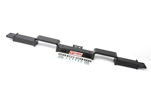 G Force Crossmembers RCAL-700 Transmission Crossmember, Bolt-On, Steel, Black Powder Coat, 700R4 / 4L60 / 4L60E, GM A-Body 1973-79, Each