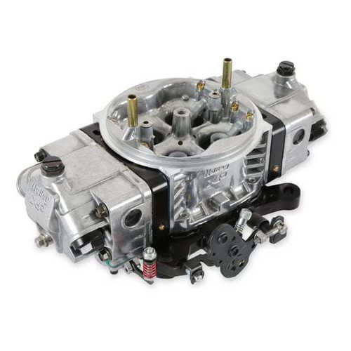 Holley 0-80575SA Carburetor, Supercharger XP, 4-Barrel, 600 CFM, Square Bore, No Choke, Mechanical Secondary, Dual Inlet, Aluminum, Black / Silver, Each