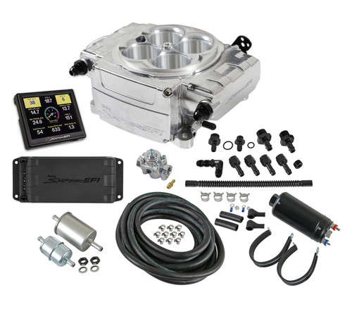 Holley 550-511-3XX Fuel Injection, Sniper 2 EFI Master, Throttle Body, Square Bore, Aluminum, Black, Kit