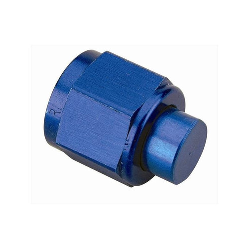 Big End Performance 12629 -06 AN Flare Cap, Blue Big End Performance 12629 -06 AN Flare Cap, Blue