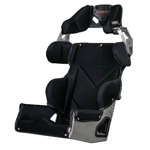 Kirkey 81140KIT Seat, 81 Series, Full Containment, Adjustable Height, 14 in Wide, 20 Degree Layback, Cover Included, Aluminum, Natural, Kit