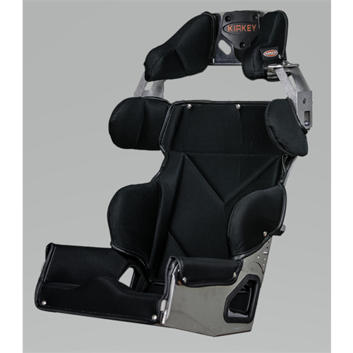 Kirkey 81185KIT Seat, 81 Series, Full Containment, Adjustable Height, 18.5 in Wide, 20 Degree Layback, Cover Included, Aluminum, Natural, Kit