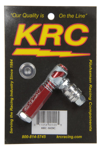 Kluhsman Racing Products KRC-1039C Throttle Linkage Rod, Quick Disconnect, Aluminum, Red Anodized, Each