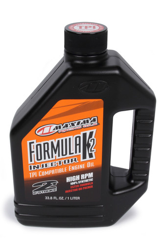 Maxima Racing Oils MAX20-22901S 2 Stroke Oil, Formula K2, Synthetic, 1 L Bottle, Each