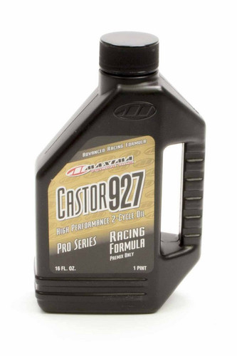 Maxima Racing Oils 23916S 2 Stroke Oil, Castor 927, Conventional, 16 oz Bottle, Each