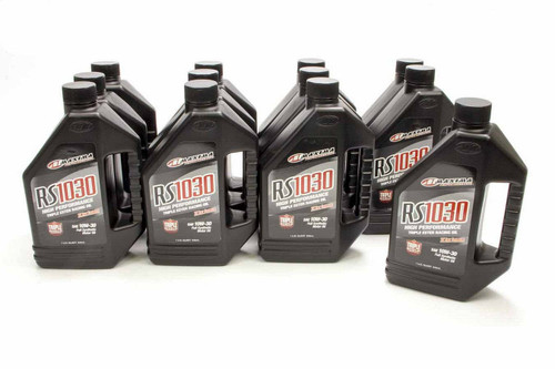 Maxima Racing Oils 39-01901 Motor Oil, RS, 10W30, Synthetic, 1 qt Bottle, Set of 12