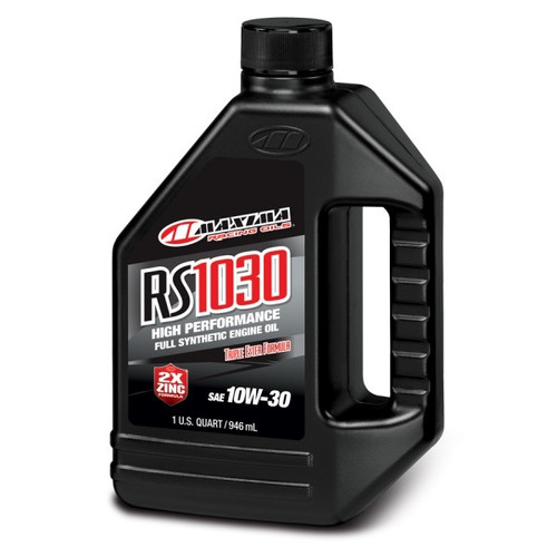 Maxima Racing Oils 39-01901S Motor Oil, RS, 10W30, Synthetic, 1 qt Bottle, Each