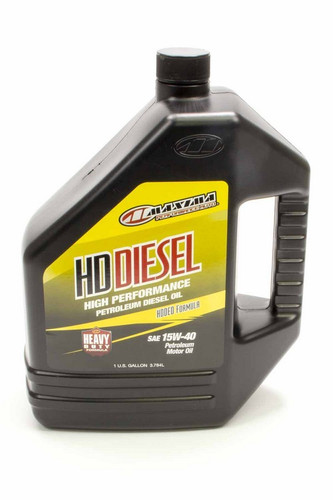 Maxima Racing Oils 39-029128S Motor Oil, HD Diesel, 15W40, Conventional, 1 gal Bottle, Diesel Engines, Each