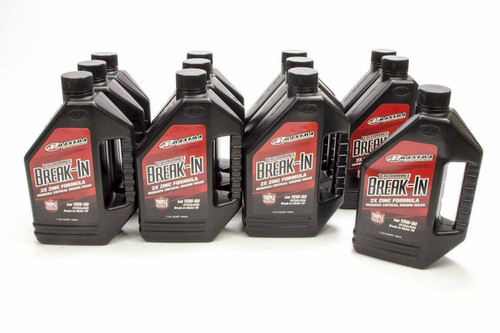 Maxima Racing Oils 39-11901 Motor Oil, Break-In, High Zinc, 15W50, Conventional, 1 qt Bottle, Set of 12