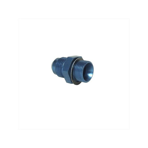 Big End Performance 12169 BG/Demon Fuel Bowl Fitting, -06 AN to 9/16-24 in. Blue, Pair