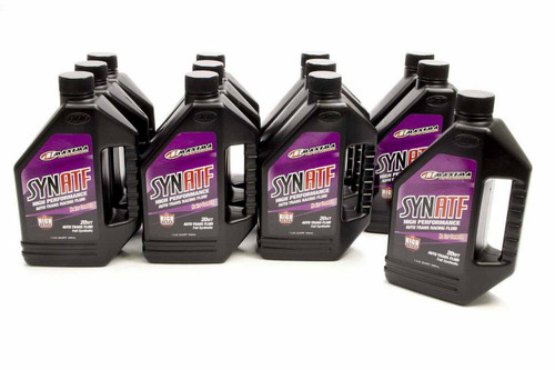 Maxima Racing Oils 49-01901 Transmission Fluid, SYNATF, ATF, 20W, Synthetic, 1 qt Bottle, Set of 12