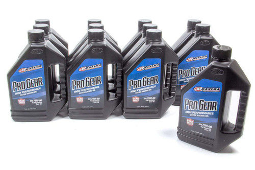 Maxima Racing Oils 49-44901 Gear Oil, Pro Gear, 75W90, Synthetic, 1 qt Bottle, Set of 12