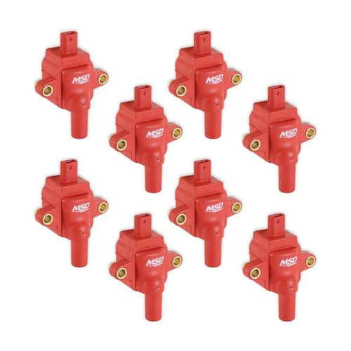 MSD Ignition 82838 Coil Ford Godzilla 7.3L 8-Pack Red