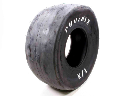 Phoenix Race Tires PH55R Tire, Drag FX Slick, 32.0 X 13.6R-15, Radial, F9 Compound, White Letter Sidewall, Each