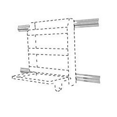 Pit-Pal Products 319 Trailer Channel, 48 x 3-1/4 in, Rivets, Aluminum, Natural, Kit