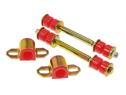 Prothane 18-1107 Sway Bar End Links, Front, 23 mm Bar, Hardware Included, Polyurethane / Steel, Red, Cadmium, Toyota Truck 1989-95, Kit