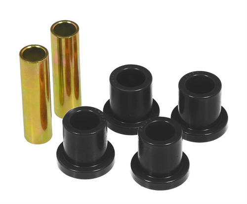 Prothane 6-803BL Spring Shackle Bushing, Rear, Polyurethane / Steel, Black / Cadmium Plated, Ford Fullsize Truck 1957-72, Kit