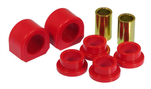 Prothane 7-1107 Sway Bar Bushing, Front, Non Greasable, 31.75 mm Bar, Polyurethane / Steel, Red / Cadmium, GM Fullsize SUV / Truck 1981-87, Kit