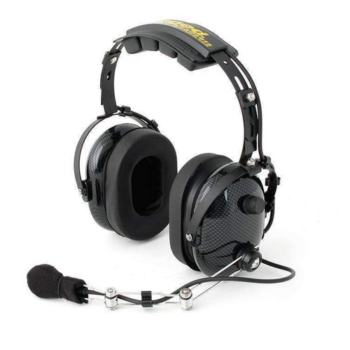 Rugged Radios H22-CF Headset, H22, 2-Way, 3.5 mm Input Jack, Over the Head, Plastic, Carbon Fiber Look, Each