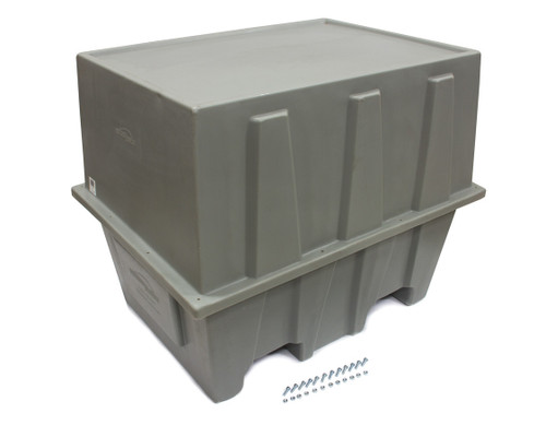 Scribner 5115 Engine Storage Case, Complete Engine, 44 x 33 x 35 in, Plastic, Gray, Big Blocks, Each