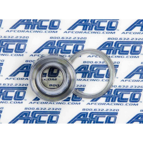 AFCO Racing 1000 Shock Bearing and Clip, 1/2 in ID. 1.06 in. OD. .39 in. thick.